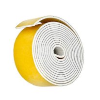 5m Long Self Adhesive White Expanded Silicone Strip