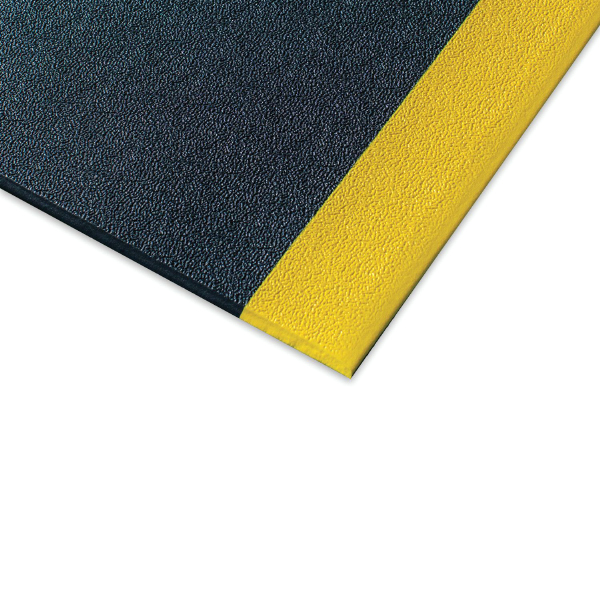 Anti-Fatigue Pebble Surface Safety Striped Comfort Mat