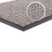 Non Slip Beige/Black Hard Wearing Rubber Barrier Mats For Indoor & Outdoor