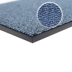 Heavy Duty Blue/Black Non Slip Rubber Barrier Hard Wearing Mats For Indoor & Outdoor