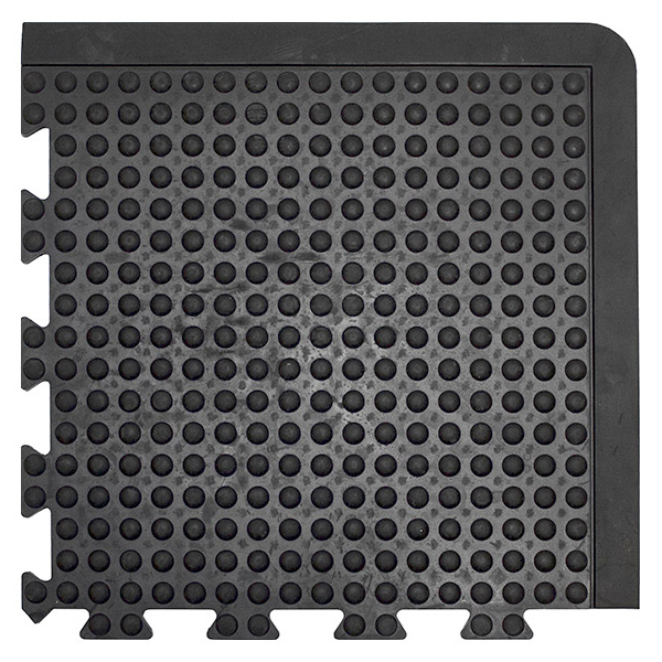  Bubbled surfaced Solid Interlocking Floor Mats