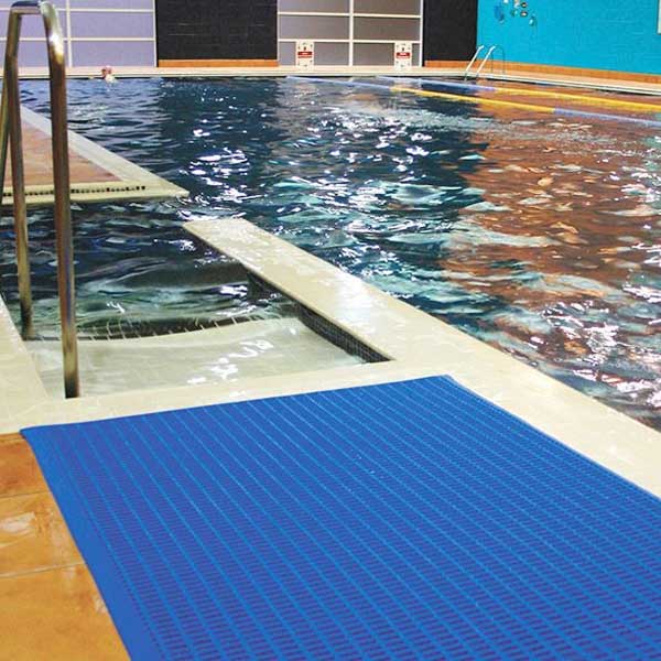 Cross Ribbed Swimming Pool PVC Mat