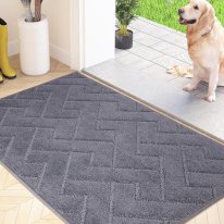 Durable Dirt Trapper Non-Slip Doormat Machine Washable Entrance Rug