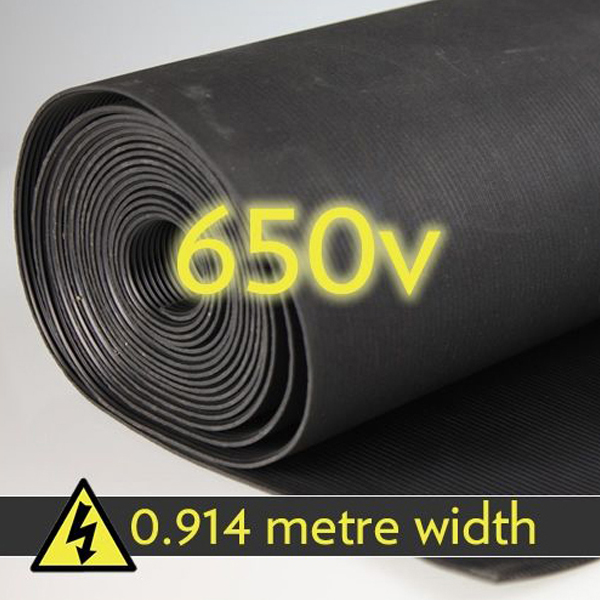 Electrical Safety Rubber Matting 6mm Thick Rubber Floor Mat Heavy Duty