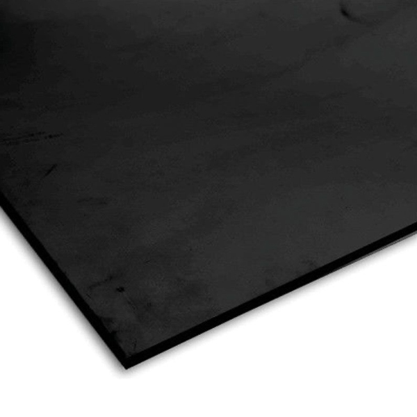 1.4m Wide Flame Retardant Solid Black Neoprene / NBR Rubber Sheeting