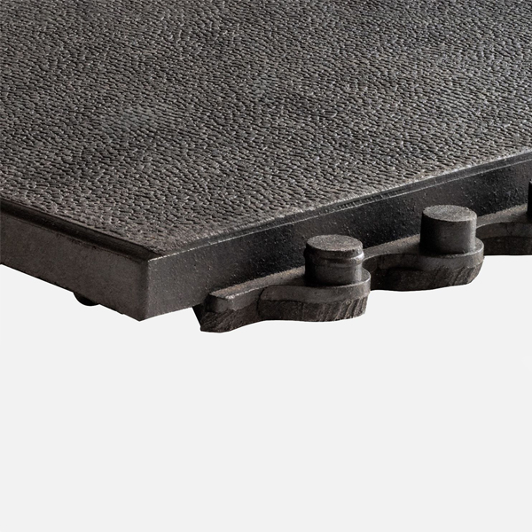 Floor Protection Interlocking Modular Mat With Solid Top 