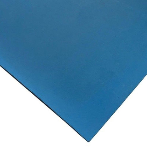 3.2mm Thick Fluorosilicone Blue Rubber Sheet 