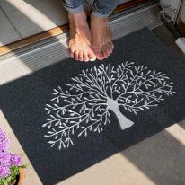 Anti Slip Tree of Life Front Door Entry Welcome Mats Entrance Decor For Outdoor