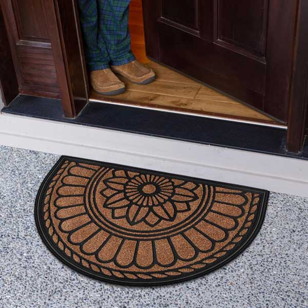 Heavy Duty Maroon Non Slip Front Door Mat