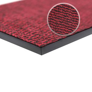 Heavy Duty Red & Black Non Slip Rubber Mat Hard Wearing Indoor And Outdoor