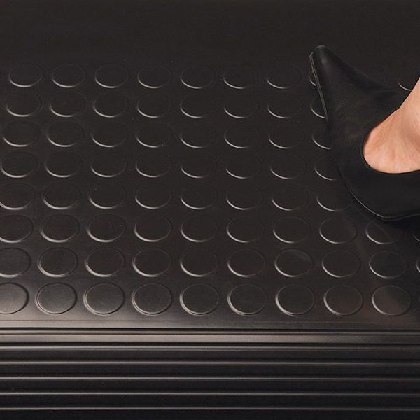 High-Strength Vinyl Floor PVC Mat, Circular stud pattern  