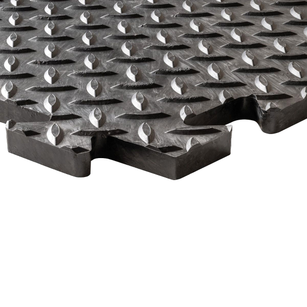 Interlocking Non-Slip Tuff Tile Anti Fatigue Mat - 14mm Thick