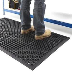 Large Outdoor Rubber Entrance Mats Anti Fatigue Drainage Door Mat Flooring