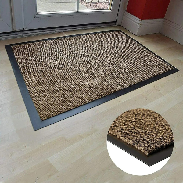 Large Small Heavy Duty Anti Slip Rubber Barrier Mat Rugs Back Door Hall Kitchen