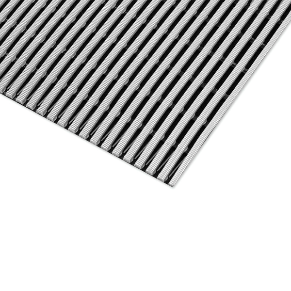 Multi-Use Slip Resistant Rubber Interflex Matting with Fine Grooves