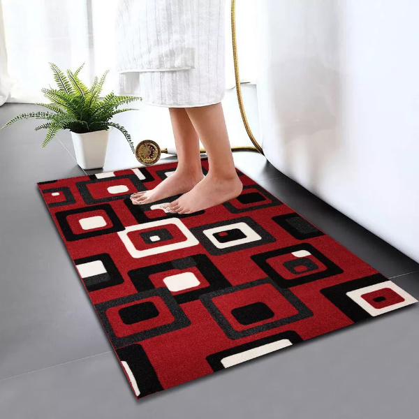 Non Slip Bath Mat Water Absorbent Toilet Pedestal Mats Small Large Bathroom Rug