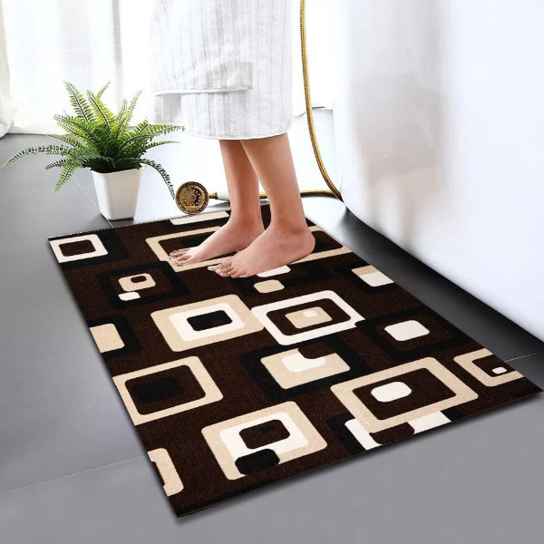 Non Slip Bath Mat Water Absorbent Toilet Pedestal Mats Small Large Bathroom Rug