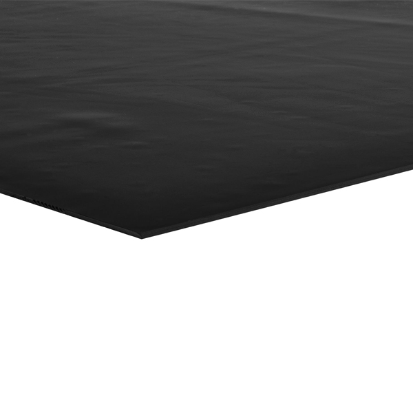 Non Slip Black Plate Finish Smooth Rubber Sheet/Matting