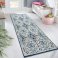 Non Slip Luna Crystal Hallway Runner Washable Rugs Kitchen Carpet Floor Mats