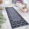 Non Slip Nico Crystal Hallway Runner Washable Rugs Kitchen Carpet Floor Mats