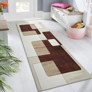 Non Slip Viva Crystal Hallway Runner Washable Rugs Kitchen Carpet Floor Mats