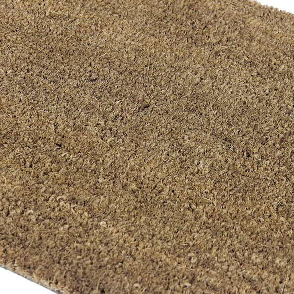 Plain Natural Coir Mat Latex Backed Door Mat for Entrance