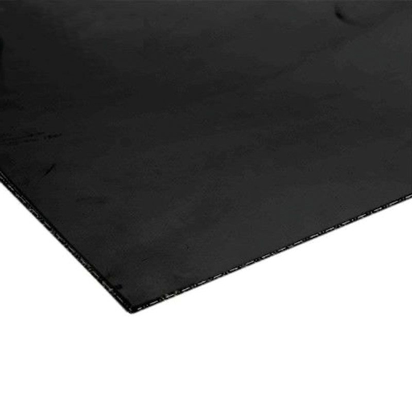 1.5m Wide Black Neoprene Diaphragm Single Ply Nylon Insertion Rubber Sheet