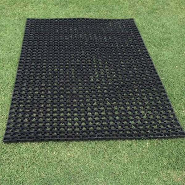 Rubber Grass Mats for Playgrounds and Outdoor Use